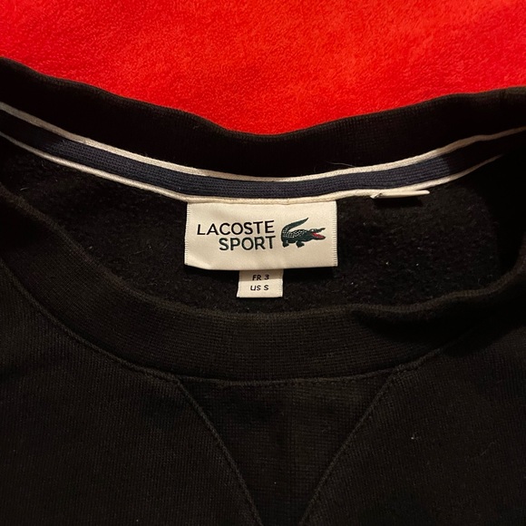 COPY - Lacoste mens small crewneck sweat-shirt with signature alligator embroid… - Picture 3 of 4